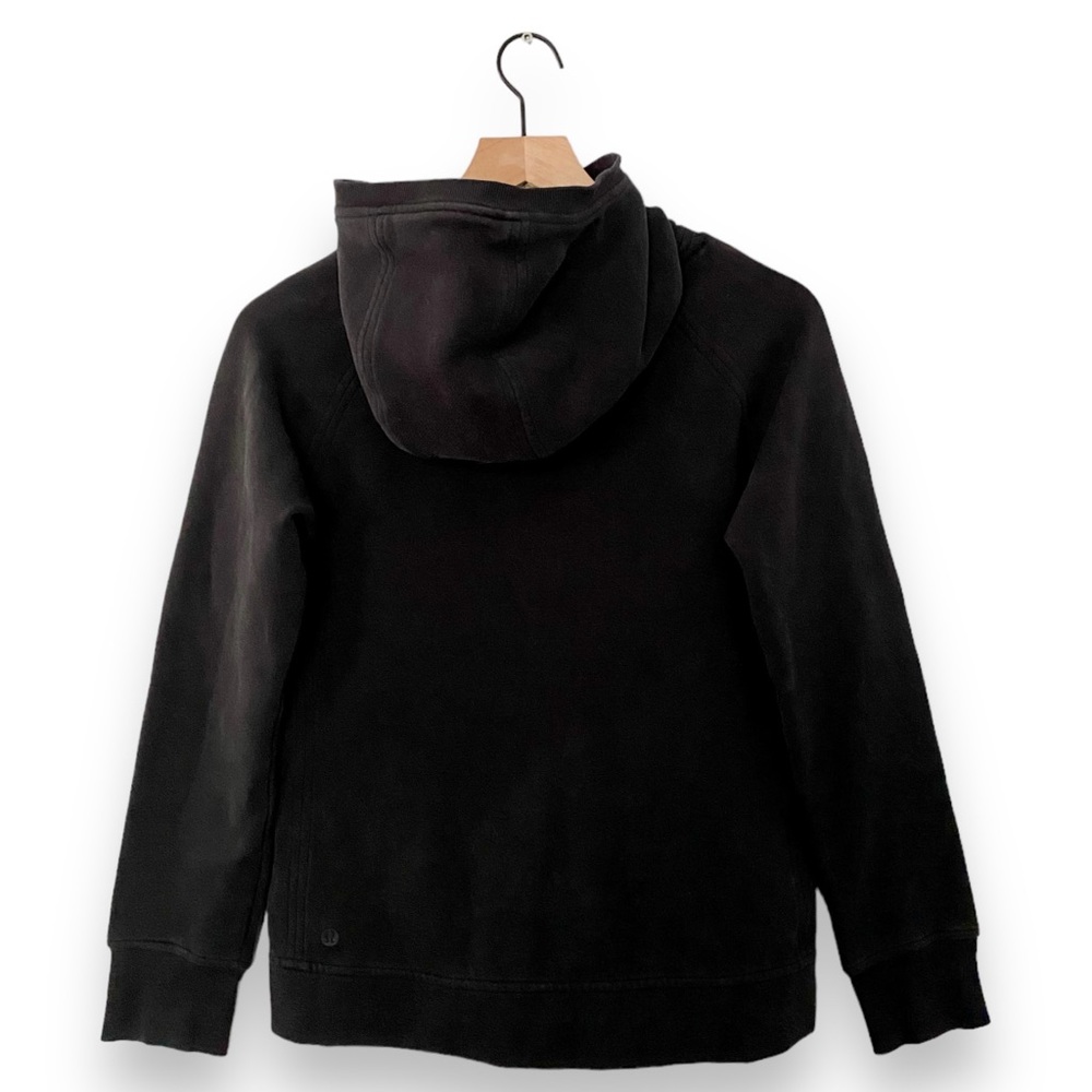 Lululemon Fleece Please Sweatshirt Pullover Hoodie in Black Size 2 - Picture 9 of 14